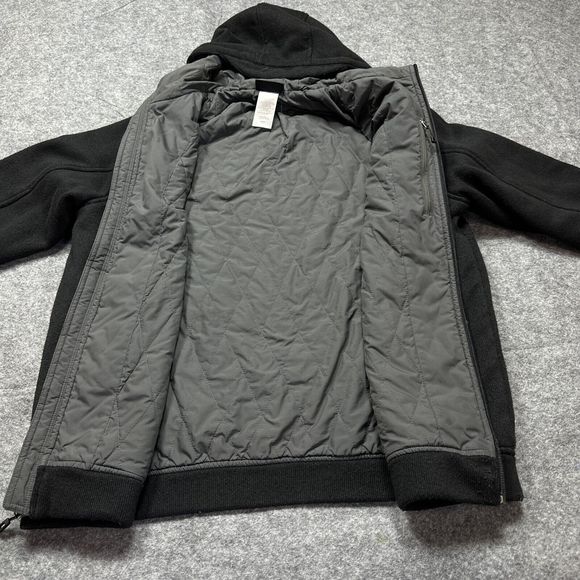 Patagonia Mens Better Sweater Hoodie Large Black Full Zip Pockets 3 Panel Hood - Picture 9 of 16